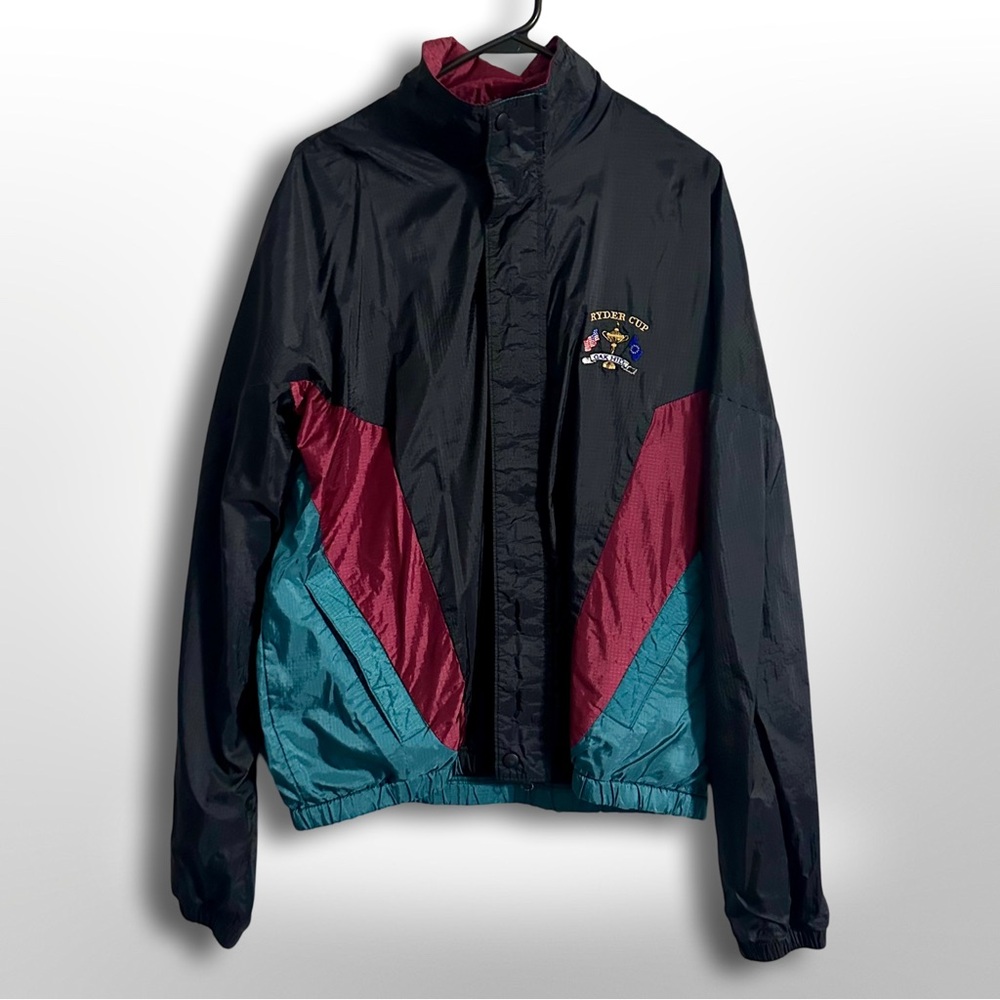 Forrester’s Vintage Windbreaker Size Medium Ryder Cup Oak Hills Embroidered